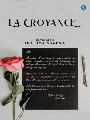 cover image of LA CROYANCE
